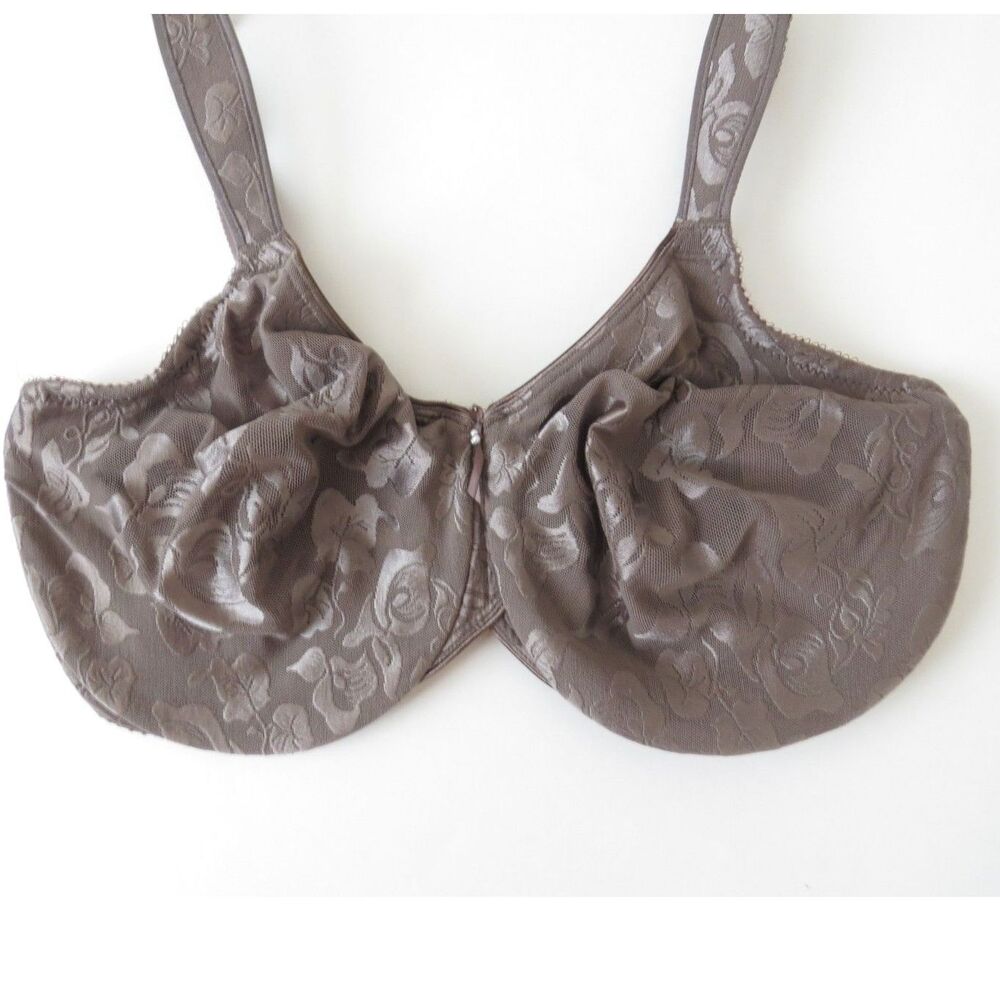 Wacoal Awareness Full Figure Underwire Bra *85567* Taupe 38DDD EUC